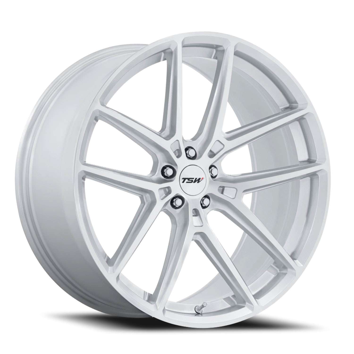 TSW Alloy Imola 19x9.5 5x112 25 ET 66.56 CB Gloss Silver