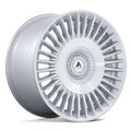 Asanti ABL-40 Tiara 20x9 5x115/5x120 15 ET 74.1 CB Gloss Silver w/Bright Machined Face