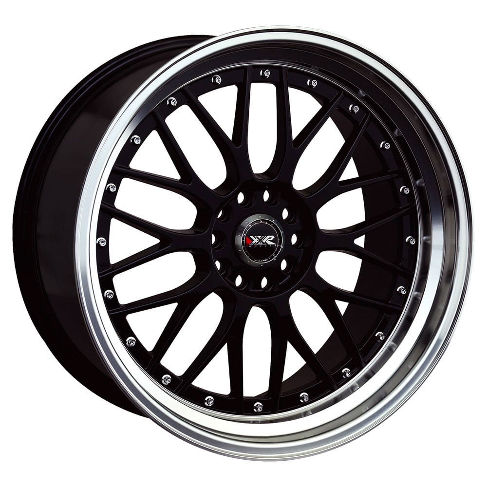 XXR 521 17x7 5x100/5x114.3 38 ET 73.1 CB Black / Machined Lip