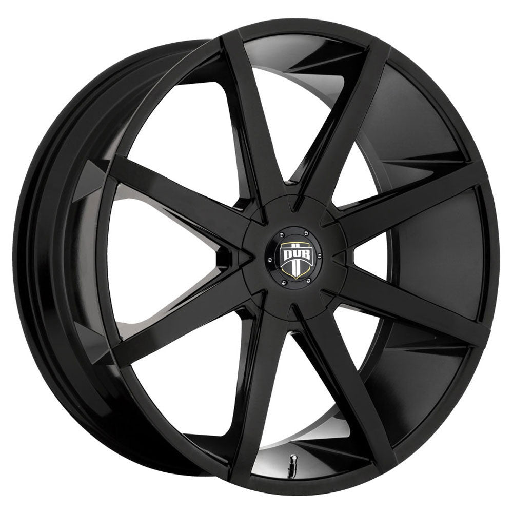 Dub Push (S110) 20x8.5 6x135/6x139.7 25 ET 87.1 CB Gloss Black