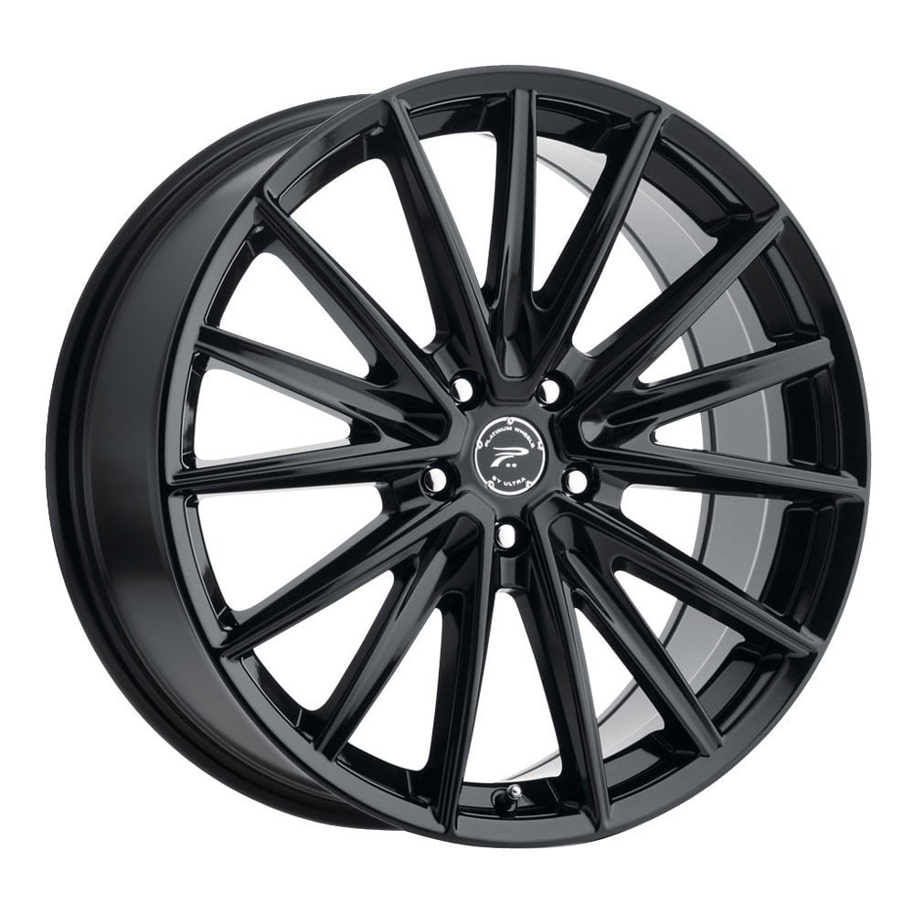 Platinum 461BK Exodus 17x8 5x114.3 40 ET 72.56 CB Gloss Black and Clear-Coat