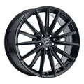 Platinum 461BK Exodus 17x8 5x114.3 40 ET 72.56 CB Gloss Black and Clear-Coat