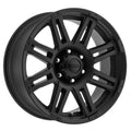 Ultra 226 16x8 6x114.3 10 ET 71.8 CB Machine Satin Black w/ Gloss Black Logo & Satin Clear Coat
