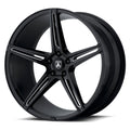 Asanti ABL-22 Alpha 5 20x10.5 Blank 5 Lug 20 ET 72.56 CB Gloss Black Milled
