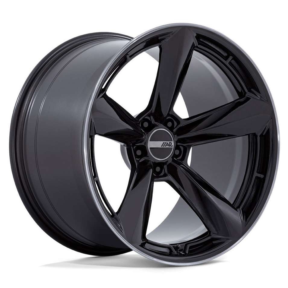 American Racing AR946 TTF 20x9.5 5x120 15 ET 74.1 CB Gloss Black w/DDT Lip