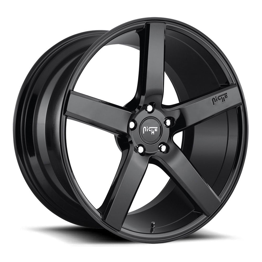 Niche Milan M188 20x8.5 5x114.3 35 ET 72.56 CB Gloss Black