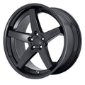 Asanti ABL-31 Regal 20x10.5 5x112 38 ET 72.56 CB Satin Black W/ Gloss Black Lip